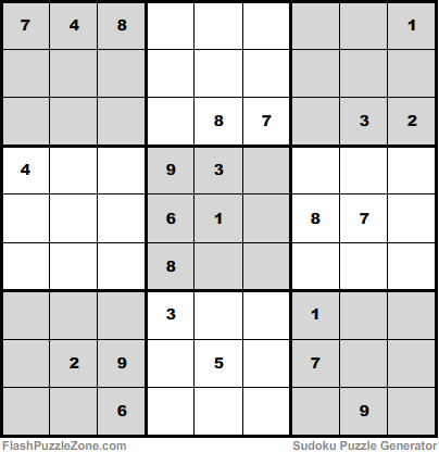 Difficult Sudoku Puzzle