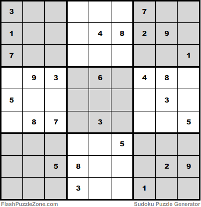 Difficult Sudoku Puzzle