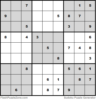 Difficult Sudoku Puzzle