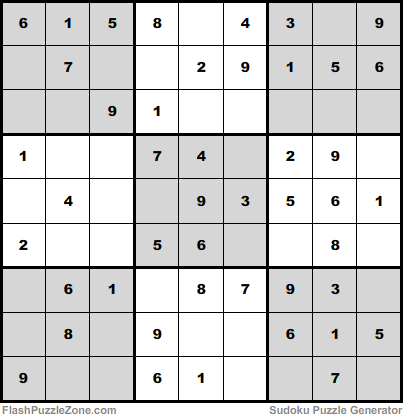 Easy Sudoku Puzzle