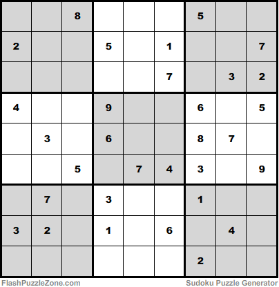 Moderate Sudoku Puzzle