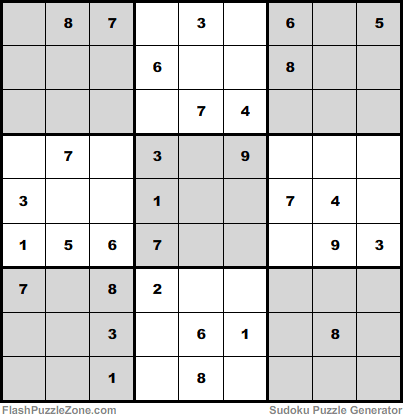 Moderate Sudoku Puzzle