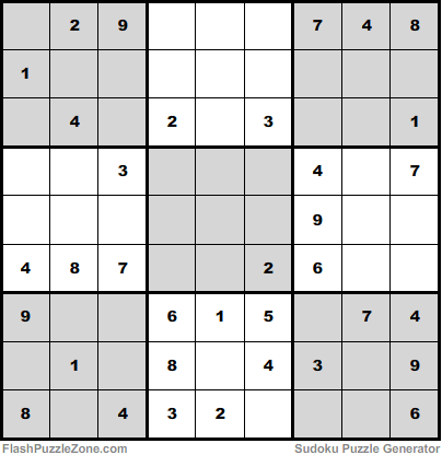 Moderate Sudoku Puzzle