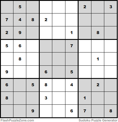 Moderate Sudoku Puzzle