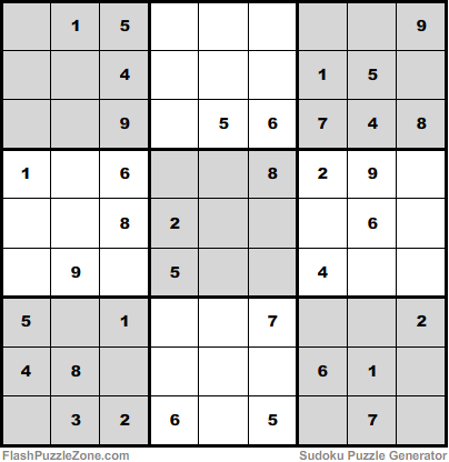 Moderate Sudoku Puzzle