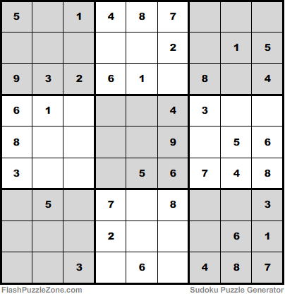 Moderate Sudoku Puzzle