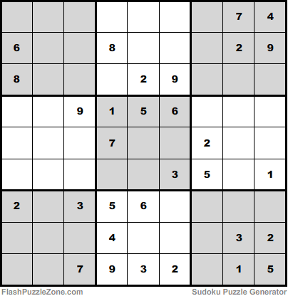 Moderate Sudoku Puzzle