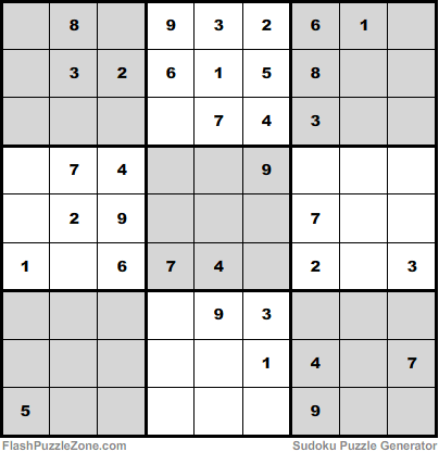 Moderate Sudoku Puzzle