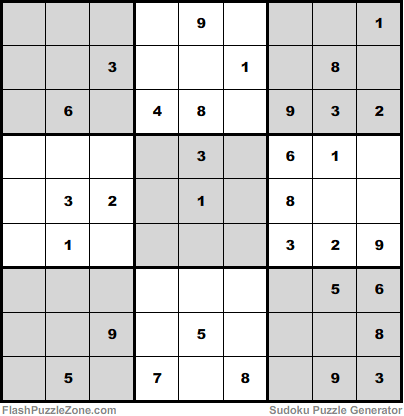 Moderate Sudoku Puzzle