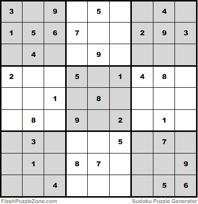 Moderate Sudoku Puzzle