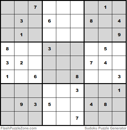 Moderate Sudoku Puzzle