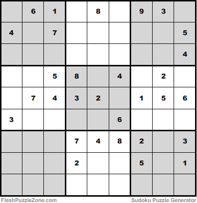 Moderate Sudoku Puzzle