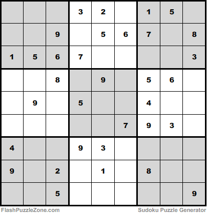 Moderate Sudoku Puzzle