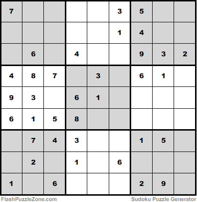 Moderate Sudoku Puzzle
