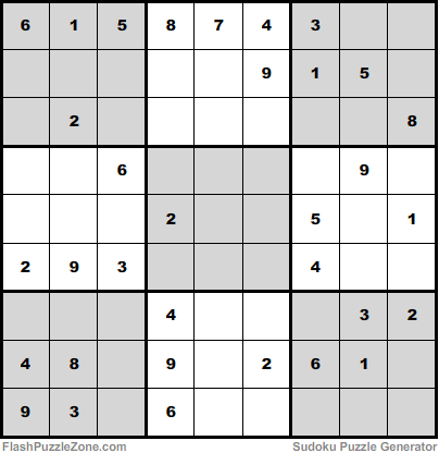 Moderate Sudoku Puzzle
