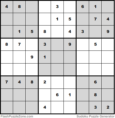Moderate Sudoku Puzzle