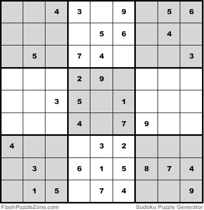 Moderate Sudoku Puzzle