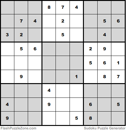 Moderate Sudoku Puzzle
