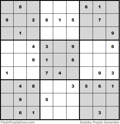 Moderate Sudoku Puzzle