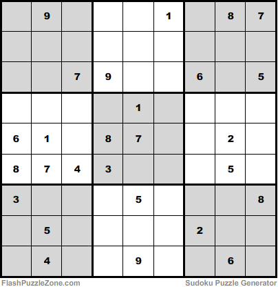 Moderate Sudoku Puzzle