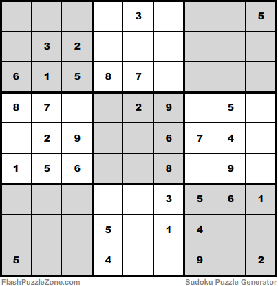 Moderate Sudoku Puzzle