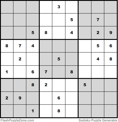 Moderate Sudoku Puzzle