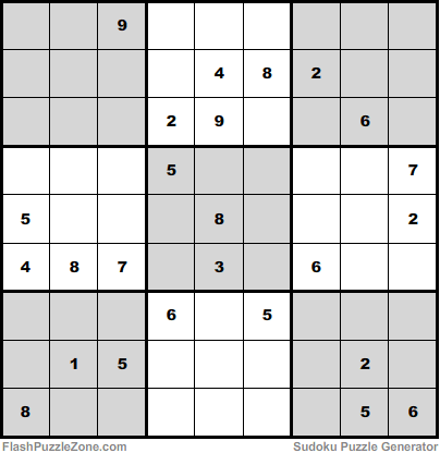 Moderate Sudoku Puzzle