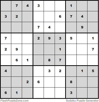 Moderate Sudoku Puzzle