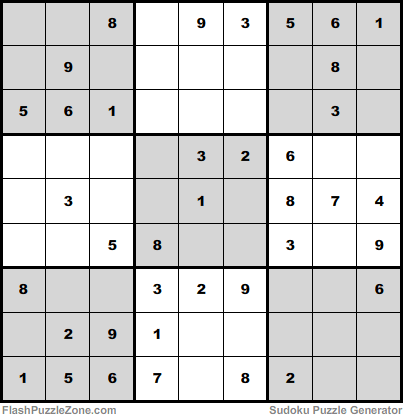 Moderate Sudoku Puzzle