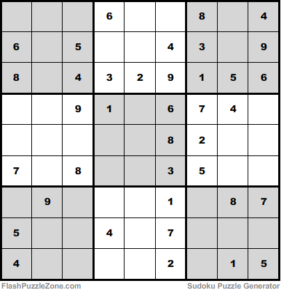 Moderate Sudoku Puzzle
