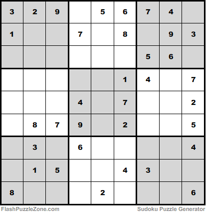 Moderate Sudoku Puzzle