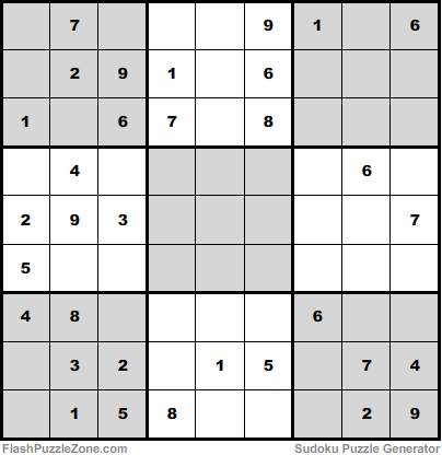 Moderate Sudoku Puzzle