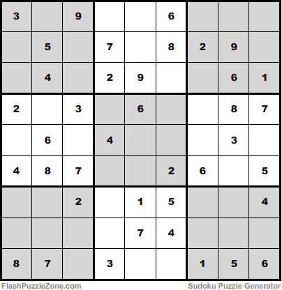 Moderate Sudoku Puzzle