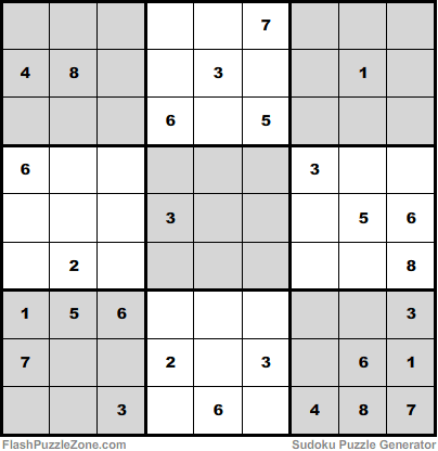 Moderate Sudoku Puzzle