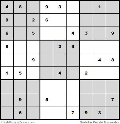 Moderate Sudoku Puzzle