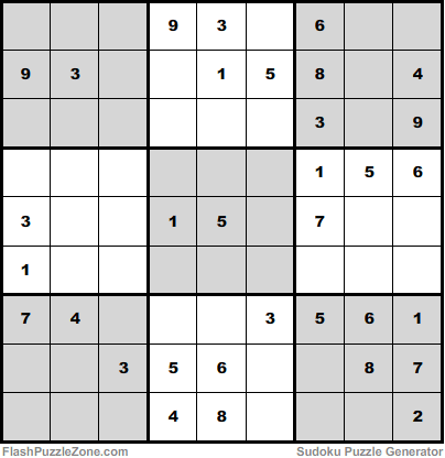 Moderate Sudoku Puzzle