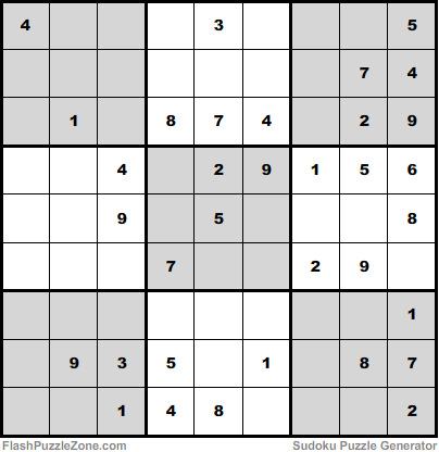 Moderate Sudoku Puzzle