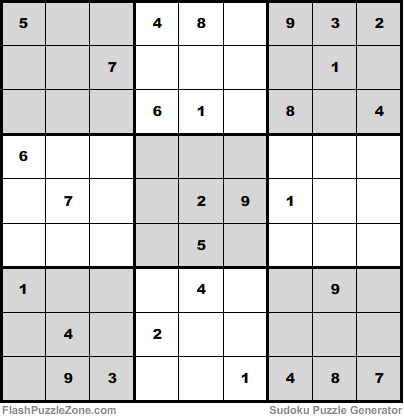 Moderate Sudoku Puzzle