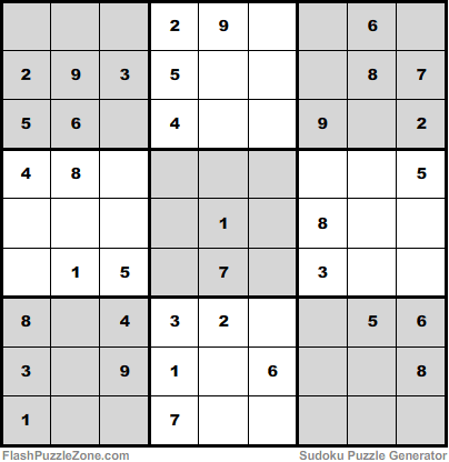 Moderate Sudoku Puzzle