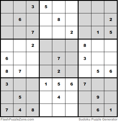Moderate Sudoku Puzzle