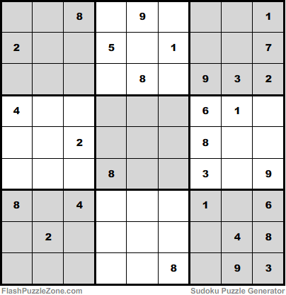 Moderate Sudoku Puzzle