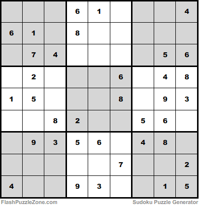 Moderate Sudoku Puzzle