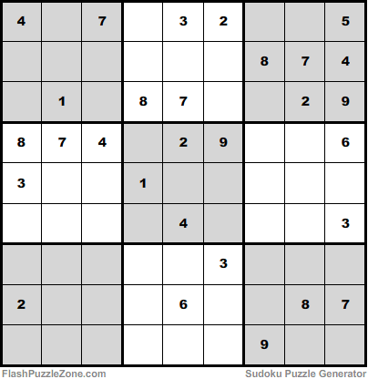 Moderate Sudoku Puzzle