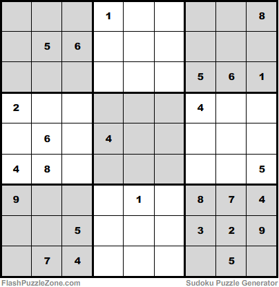 Moderate Sudoku Puzzle