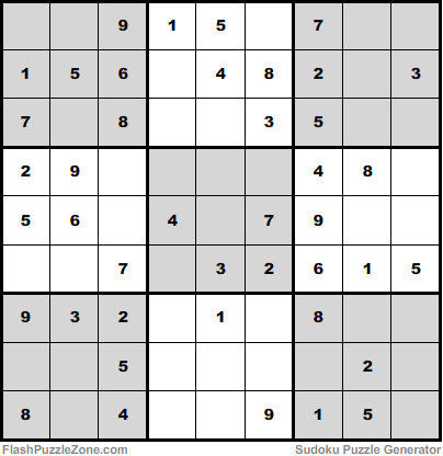 Moderate Sudoku Puzzle