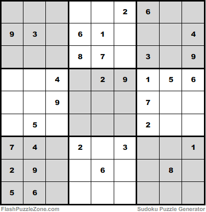 Moderate Sudoku Puzzle