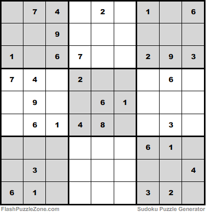 Moderate Sudoku Puzzle